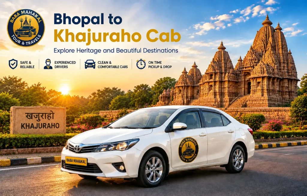 Home 27 Bhopal to Khajuraho Cab