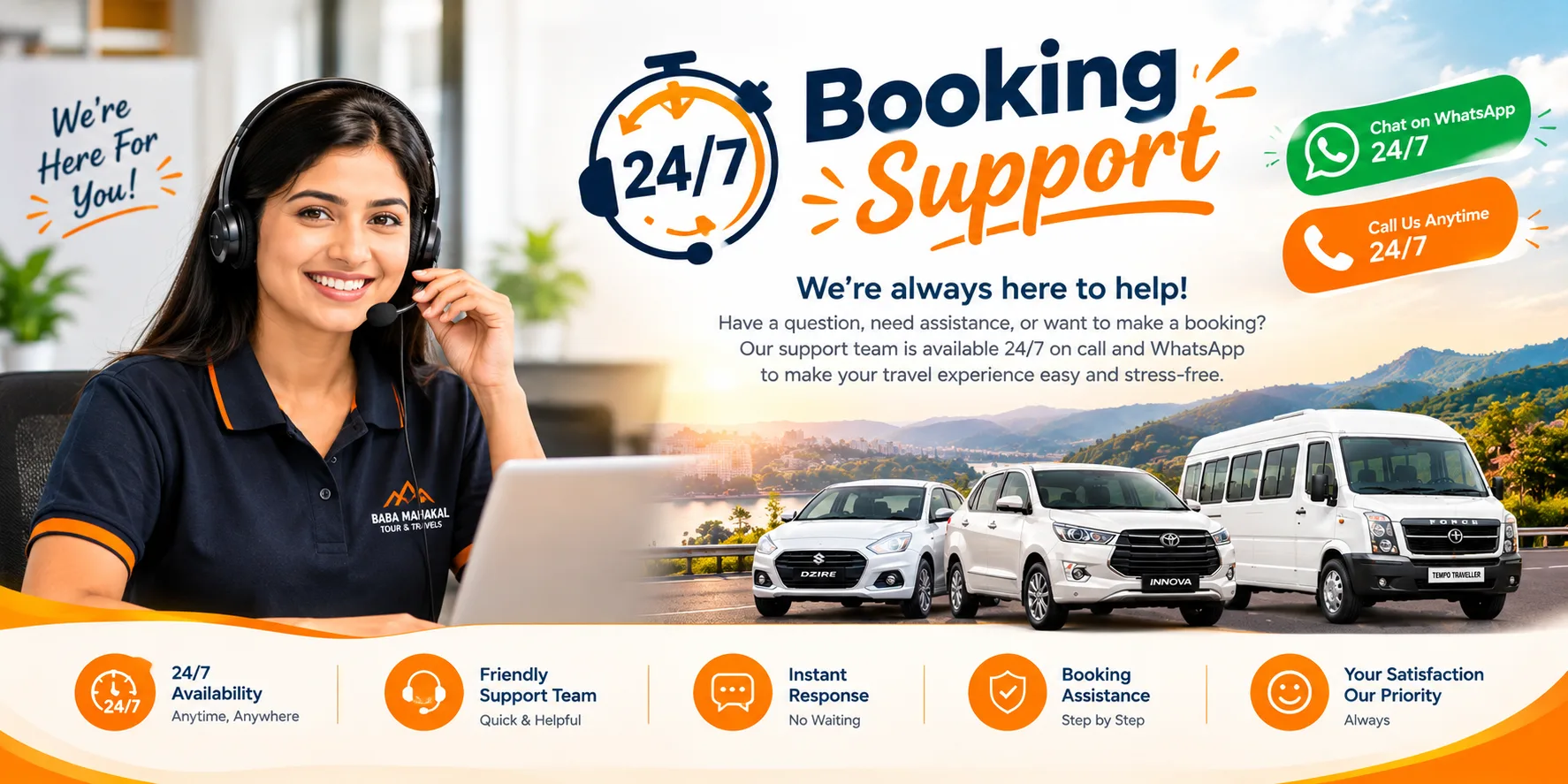 Home 17 Booking Support